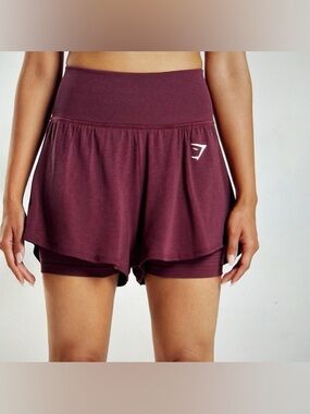 Gymshark VITAL 2-IN-1 SHORTS size small
